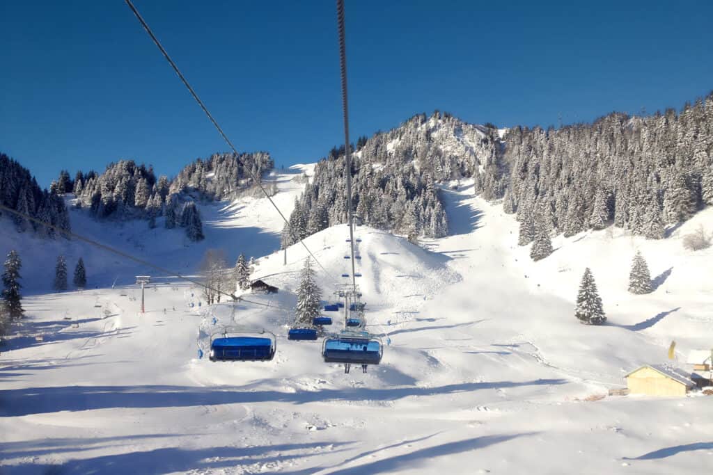 Skifahren Skigebiet Brauneck Lenggries - Milchhäusllift